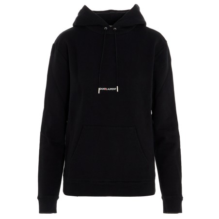 Logo print hoodie