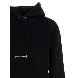 Logo print hoodie