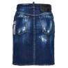 'Icon Spray' denim skirt