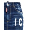 'Icon Spray' denim skirt