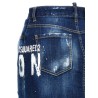 'Icon Spray' denim skirt