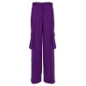 Satin cargo pants