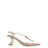 Crystal PVC sling backs