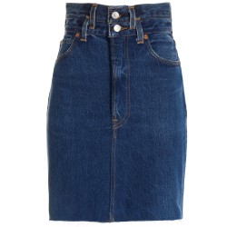 'Double Waisted Pencil' Re Done x Levi's skirt