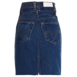 'Double Waisted Pencil' Re Done x Levi's skirt