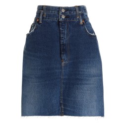 'Double Waisted Pencil' Re Done x Levi's skirt