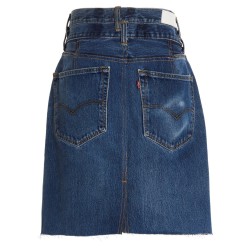 'Double Waisted Pencil' Re Done x Levi's skirt