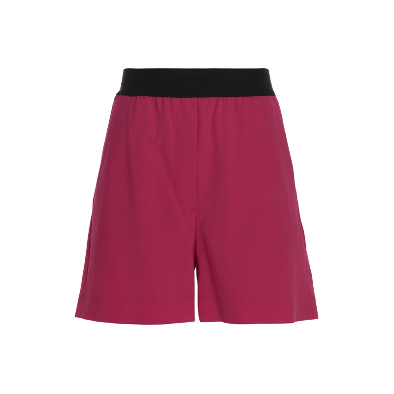 Wool bermuda shorts