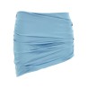 Satin mini skirt