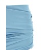 Satin mini skirt