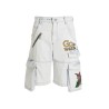 Bleached Embroidered Ultracargo' bermuda shorts