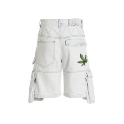 Bleached Embroidered Ultracargo' bermuda shorts