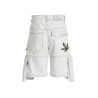 Bleached Embroidered Ultracargo' bermuda shorts