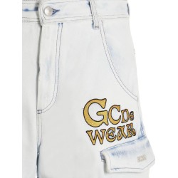 Bleached Embroidered Ultracargo' bermuda shorts