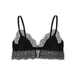 Lace satin bra