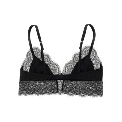 Lace satin bra
