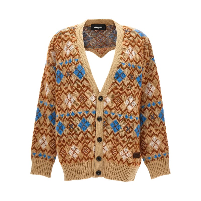 'Heart Vintage Shetland' cardigan