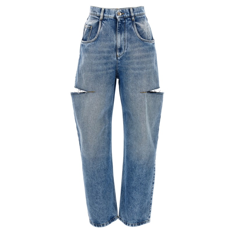 Cut-out jeans