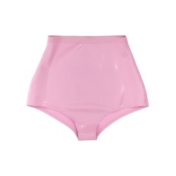 Latex high waist briefs