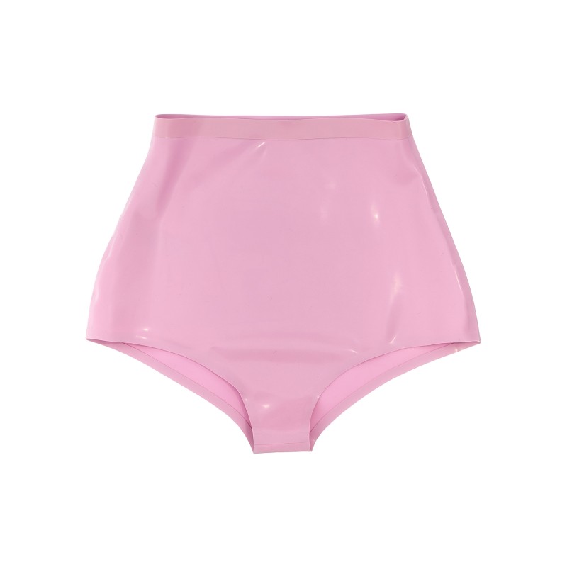 Latex high waist briefs