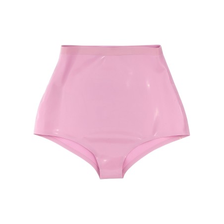 Latex high waist briefs
