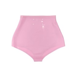 Latex high waist briefs
