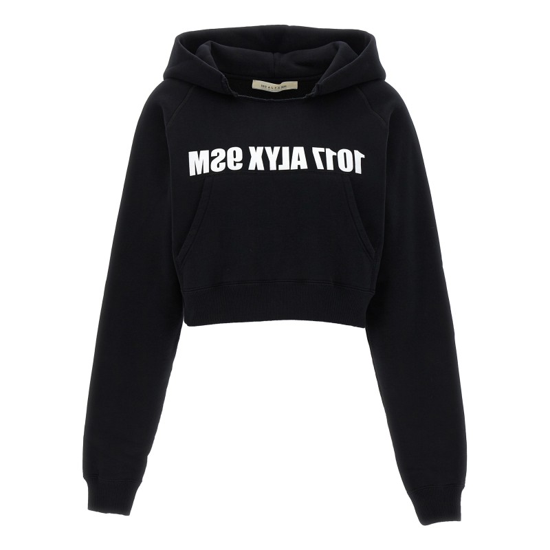 Logo print hoodie