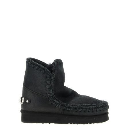 'Eskimo 18 Rhinestone Logo' ankle boots