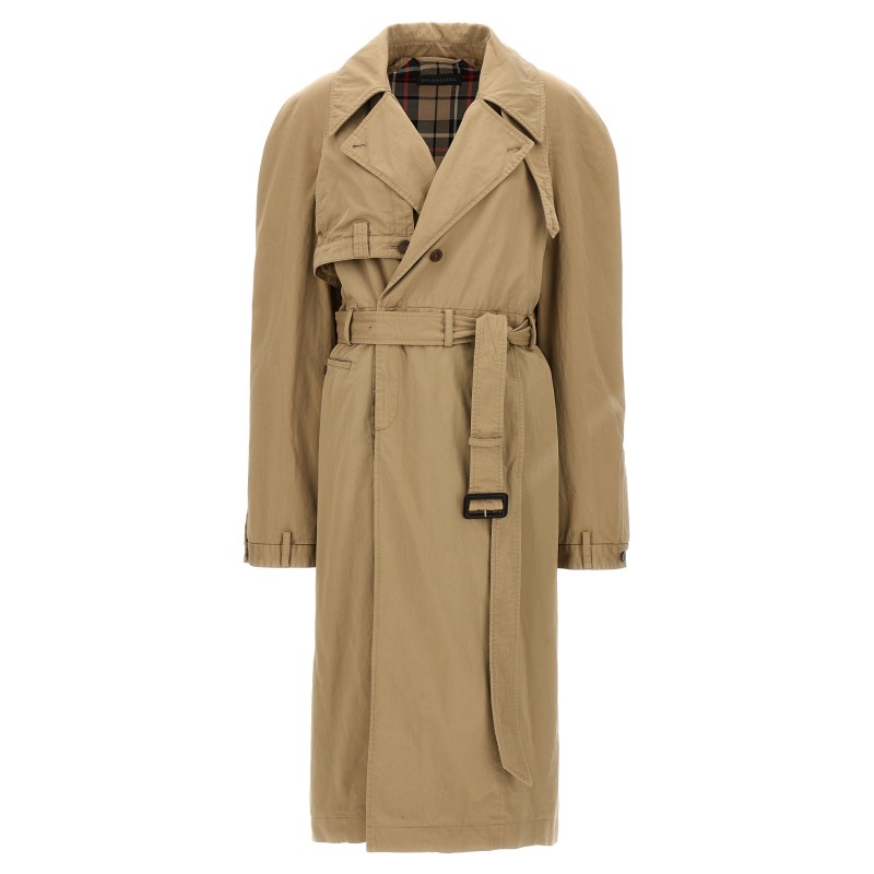 'Deconstructed' trench coat