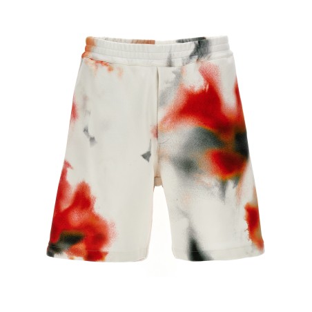 'Obscured Flower' bermuda shorts