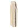 Logo band panel pants