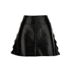 Vinyl miniskirt