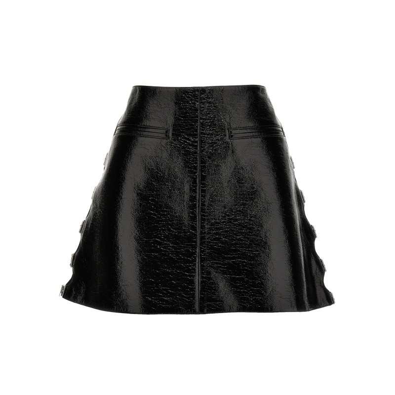 Vinyl miniskirt