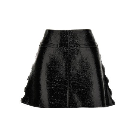 Vinyl miniskirt