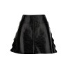 Vinyl miniskirt