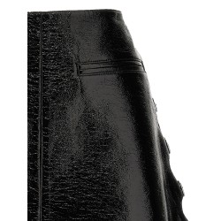 Vinyl miniskirt