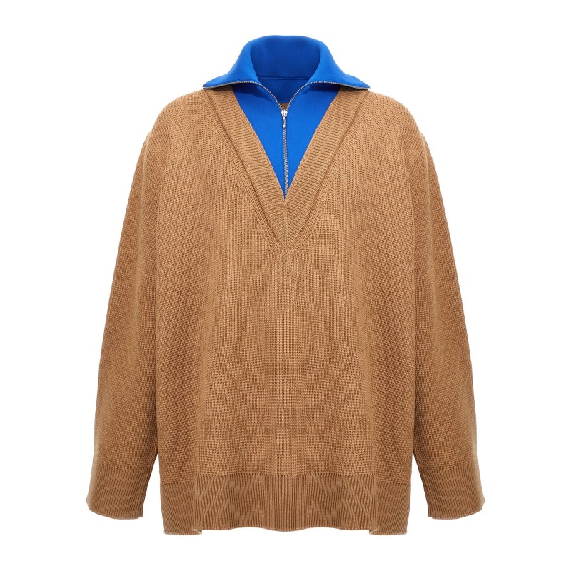 Half zip sweater