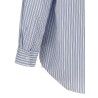 Logo patch striped shirt