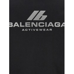 Logo print hoodie