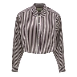 'Fleora' cropped shirt