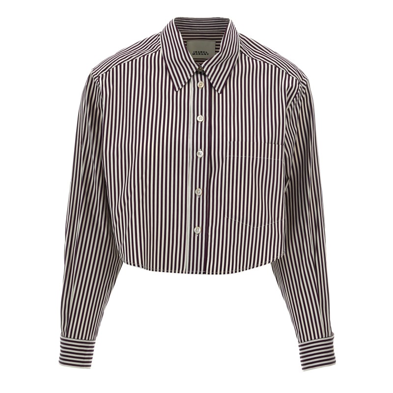 'Fleora' cropped shirt