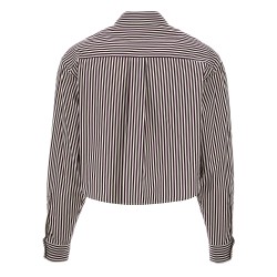 'Fleora' cropped shirt