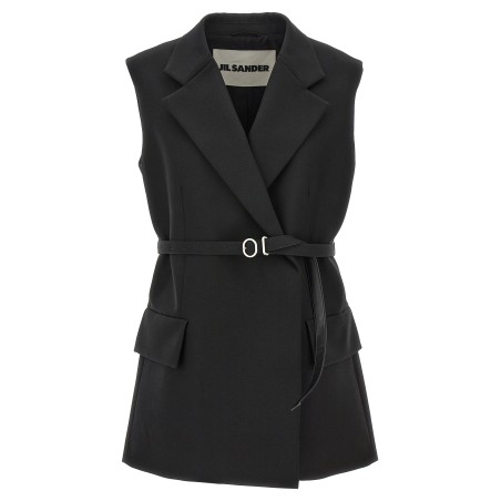 Belt wool vest