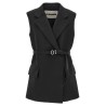 Belt wool vest