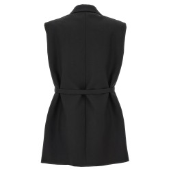Belt wool vest
