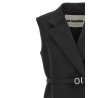 Belt wool vest