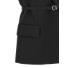 Belt wool vest