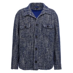 Chevron wool jacket