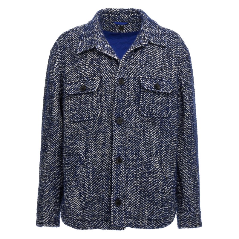 Chevron wool jacket
