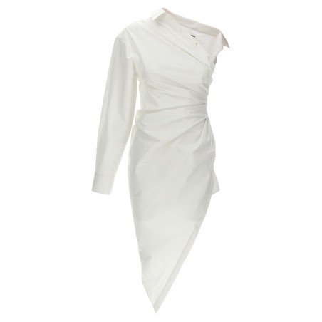 Asymmetrical shirt dress